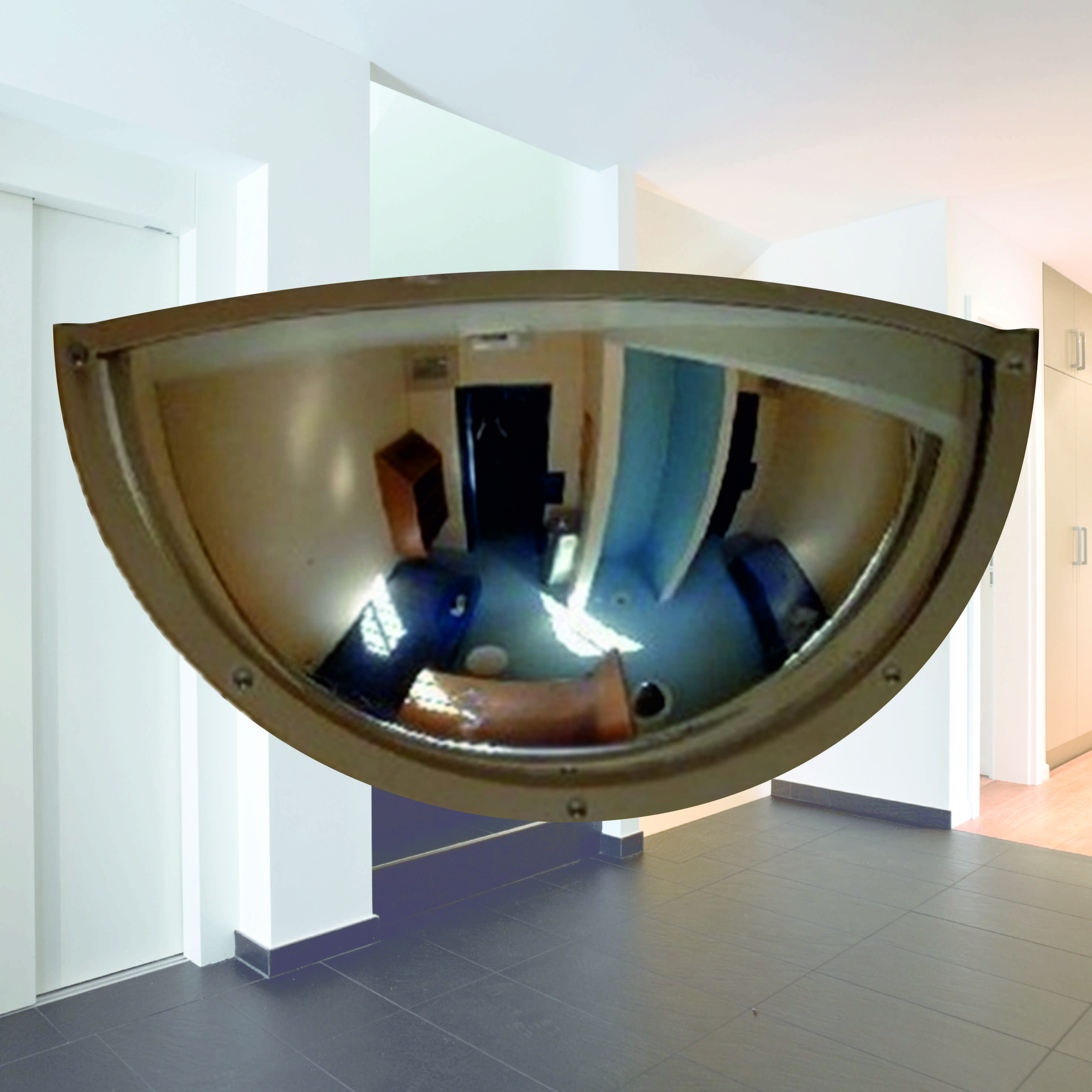 Miroirs de balle en polycarbonate 180°